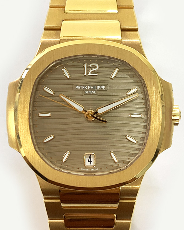 2020 Patek Philippe Nautilus 35.2MM Golden Brown Dial Rose Gold Bracelet (7118/1R-010)