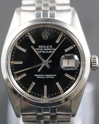 1978 (5.6 Mill. Serial) Rolex Datejust 36MM Black Dial Jubilee Bracelet (16000)