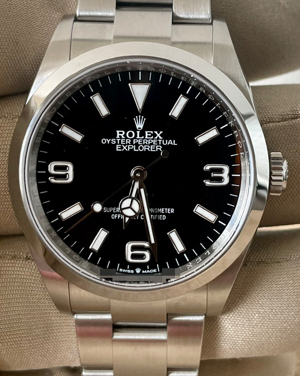 2021 Rolex Explorer 36MM Oystersteel Black Dial (124270)