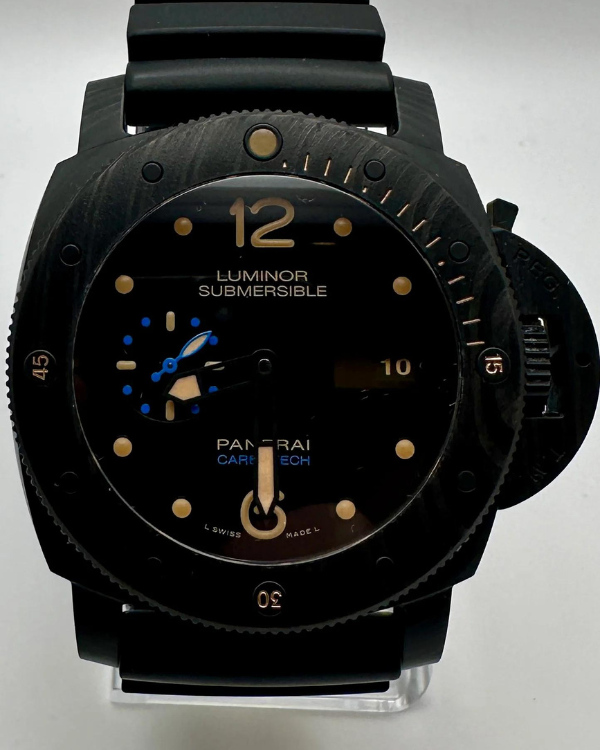 Panerai Luminor Submersible 1950 3 Days 47MM Black Dial Rubber Strap (PAM00616)