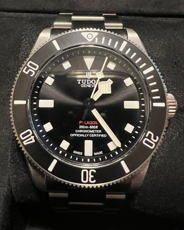 2023 Tudor Pelagos 39MM Black Dial Titanium Bracelet (25407N)