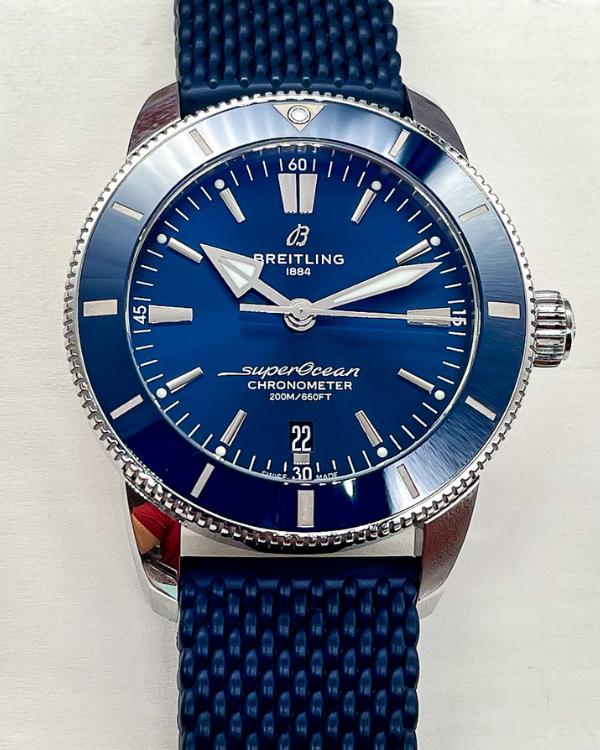 2022 Breitling Superocean Heritage II 44MM Steel Blue Dial (AB2030)