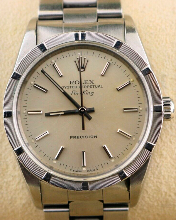 Rolex Air-King 34MM Silver Dial Steel Bracelet (14010)