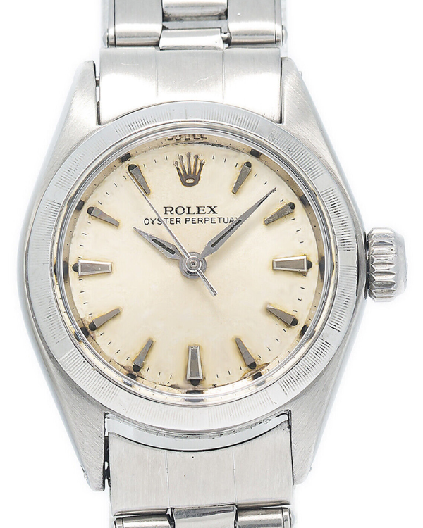 Rolex Oyster Perpetual Vintage 26MM Silver Dial Steel Bracelet (6623)