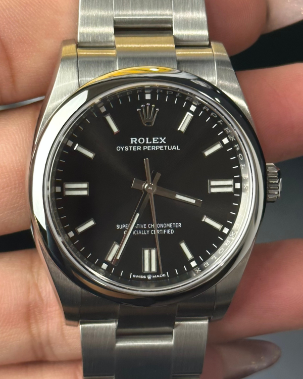 2023 Rolex Oyster Perpetual 36MM Black Dial Oystersteel Bracelet (126000)