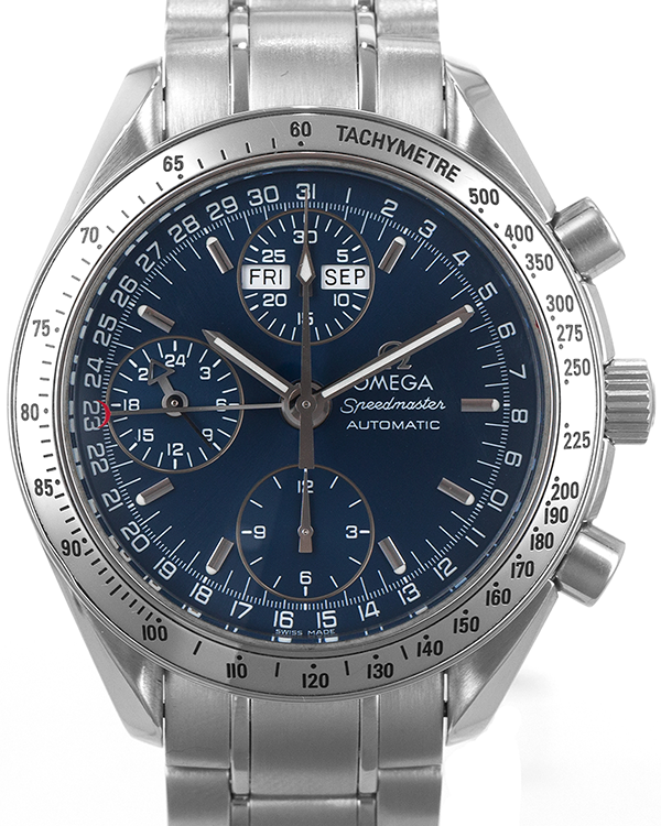 Omega Speedmaster Day 39MM Blue Dial Steel Bracelet (3523.80.00)