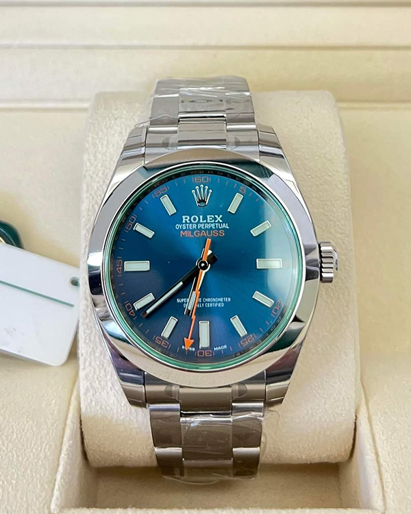 2023 Rolex Milgauss Oystersteel Blue Dial (116400GV)