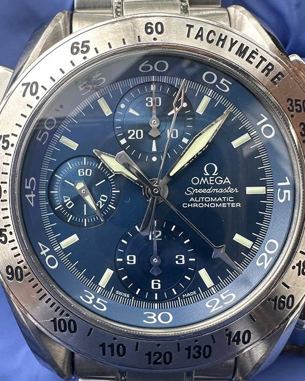 2011 Omega Speedmaster Split-Seconds Rattrapante Chronograph Steel Blu ...