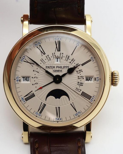 Patek Philippe Perpetual Calendar 38MM Yellow Gold White Dial (5159J-001)