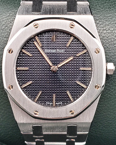 1997 Audemars Piguet Royal Oak 33MM Quartz Black Dial Steel Bracelet (56303ST.OO.0789ST.01)