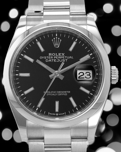 2020 Rolex Datejust 36MM Black Dial Oyster Bracelet (126200)