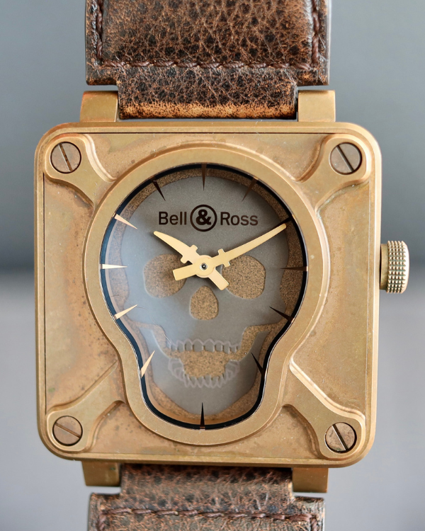 2016 Bell & Ross BR 01-92 Limited Edition Bronze Skull (BR0192-SKULL-BR)