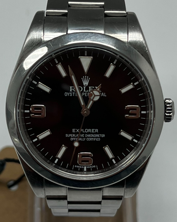 Rolex Explorer 39MM Black Dial Oyster Bracelet (214270)