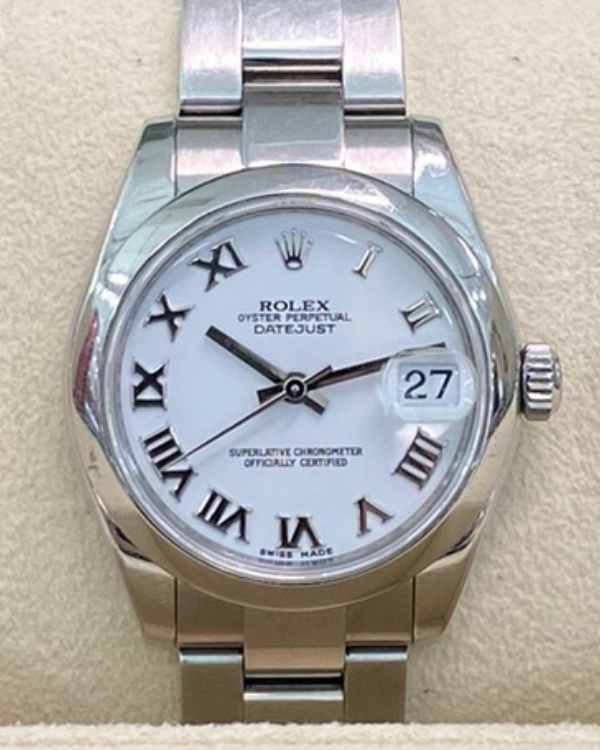 2014 Rolex Datejust 31MM White Dial Oystersteel Bracelet (178240)