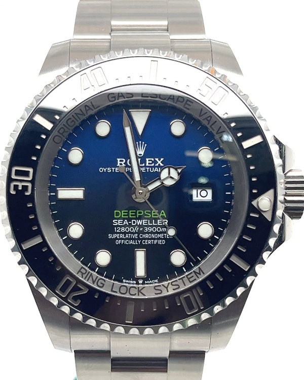 2021 Rolex Sea-Dweller Deepsea "James Cameron" 44MM D-Blue Gradient Dial Oyster Bracelet (126660)