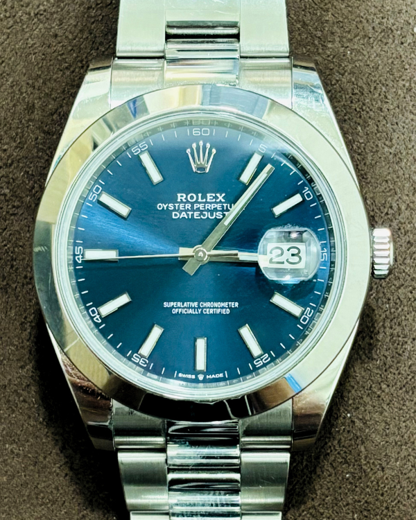 2020 Rolex Datejust 41MM Blue Dial Oyster Bracelet (126300)