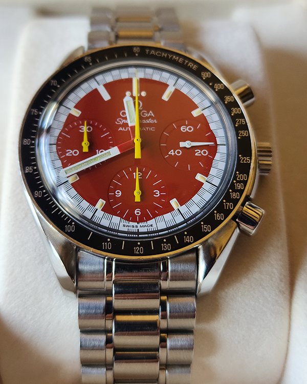 Omega Speedmaster "Michael Schumacher" Steel Red Dial (3510.61)