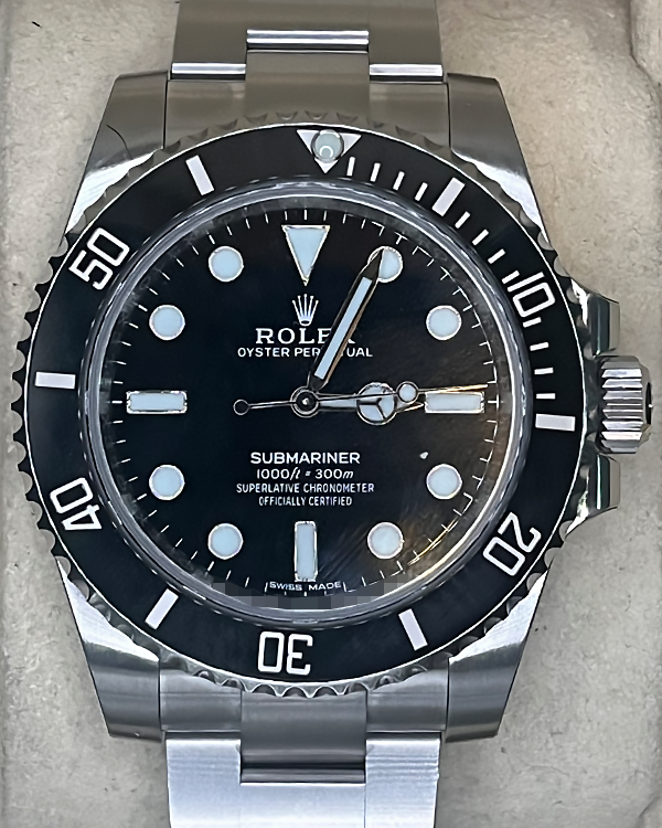 2019 Rolex Submariner No Date 40MM Black Dial Oyster Bracelet (114060)