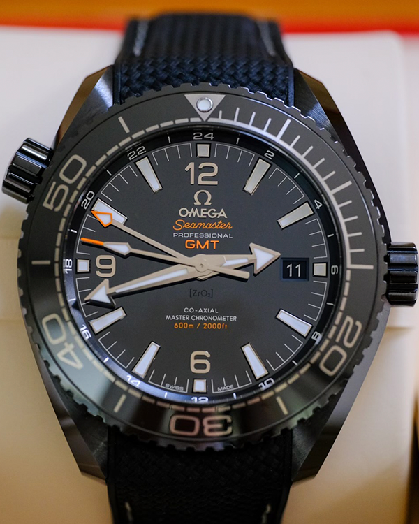 No Reserve - Omega Seamaster Planet Ocean 600M 45.5MM Black Dial Rubber Strap (215.92.46.22.01.001)