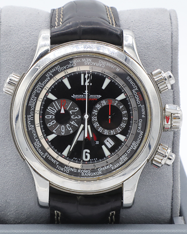 Jaeger-LeCoultre Master Compressor Extreme World Chronograph Steel Black Dial (150.8.22)
