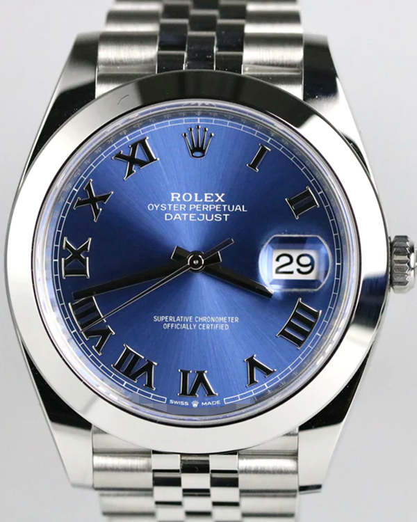 2023 Rolex Datejust 41MM Blue Roman Dial Jubilee Bracelet (126300)