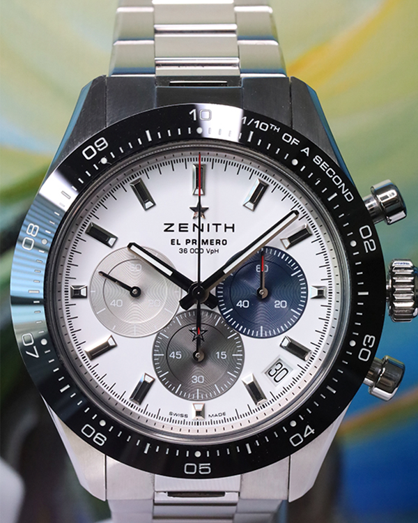 2021 Zenith Chronomaster Sport 41MM White Dial Steel Bracelet (03.3100.3600/69.M3100)