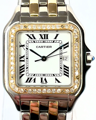 Cartier Panthère 29MM White Dial Two-Tone Bracelet (183957)