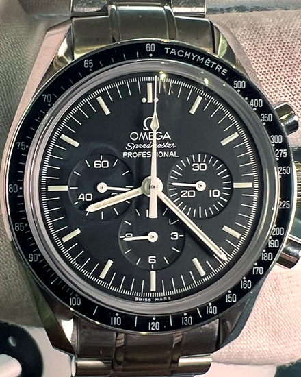 2014 Omega Speedmaster Moonwatch Chronograph Sapphire Sandwich