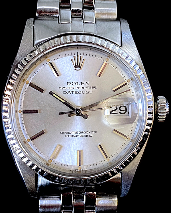 1970 (2.57 mill. Serial) Rolex Datejust 36MM Silver Dial Jubilee Bracelet (1601)