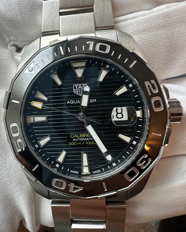 TAG Heuer Aquaracer 300M 43MM Steel Black Dial (WAY201A.BA0927)