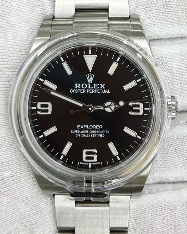 Rolex Explorer 39MM Steel Black Dial (214270)