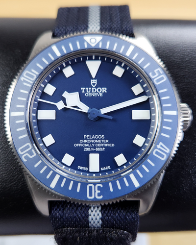 2024 Tudor Pelagos FXD 42MM Blue Dial Textile Strap (25707B/24)