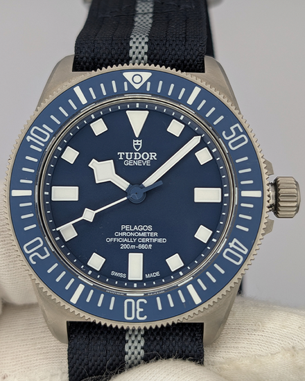 2024 Tudor Pelagos FXD 42MM Blue Dial Textile Strap (25707B/24)