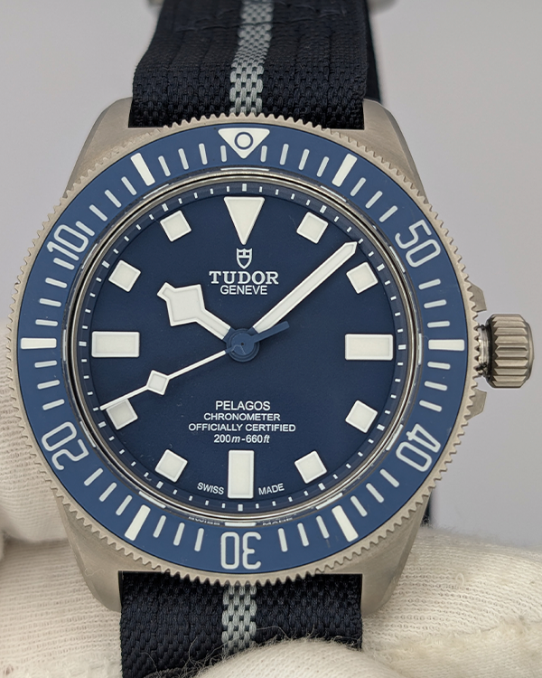 2024 Tudor Pelagos FXD 42MM Blue Dial Textile Strap (25707B/24)