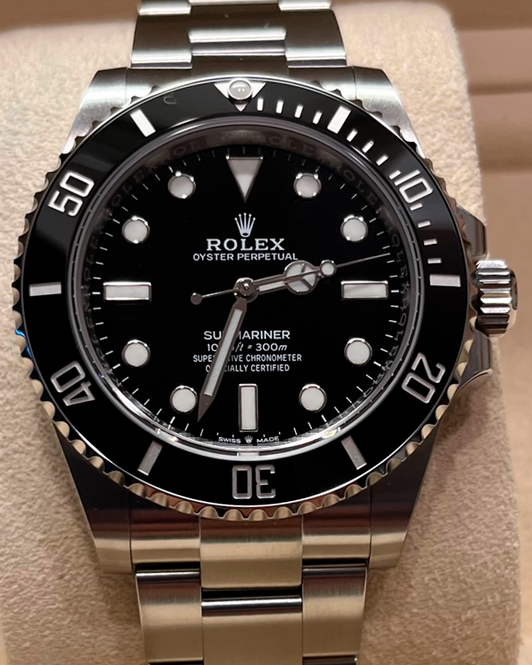 2024 Rolex Submariner No-Date 41MM Black Dial Oyster Bracelet (124060)