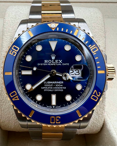 2023 Rolex Submariner Date "Bluesy" 41MM Blue Dial Two-Tone Bracelet (126613LB)
