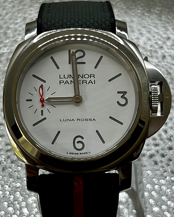 2022 Panerai Luminor Luna Rossa 44MM Strap Steel White Dial (PAM01342)