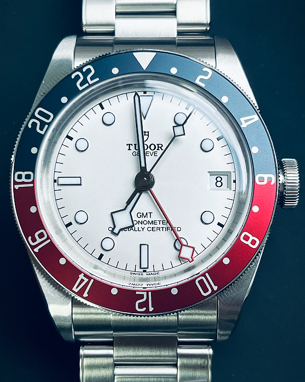 2024 Tudor Black Bay GMT "Pepsi" 41MM White Dial Steel Bracelet (79830RB)