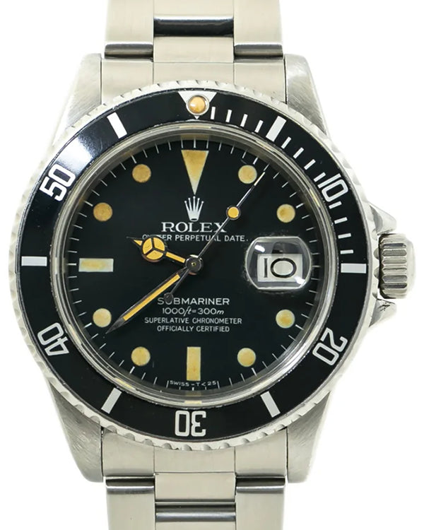 Rolex Submariner Date 40MM Black Dial Oyster Bracelet (16800)