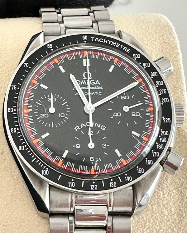 Omega Speedmaster Racing Reduced 39MM Black Dial Steel Bracelet (3518 ...