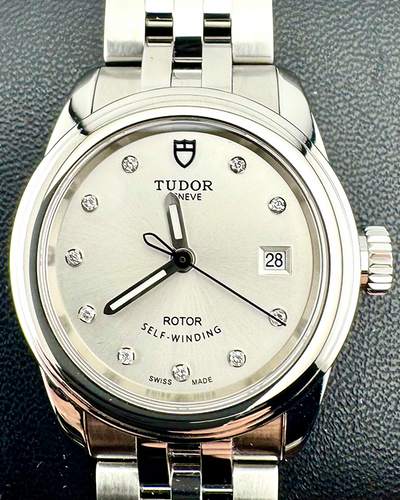 No Reserve - 2018 Tudor Glamour 26MM Silver Dial Steel Bracelet (51000)