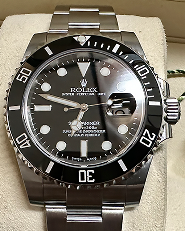 2018 Rolex Submariner Date 40MM Black Dial Oyster Bracelet (116610LN)