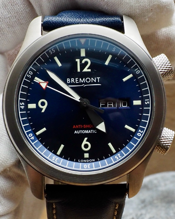 2016 Bremont U-2 43MM Blue Dial Leather Strap (U2-BL-B)