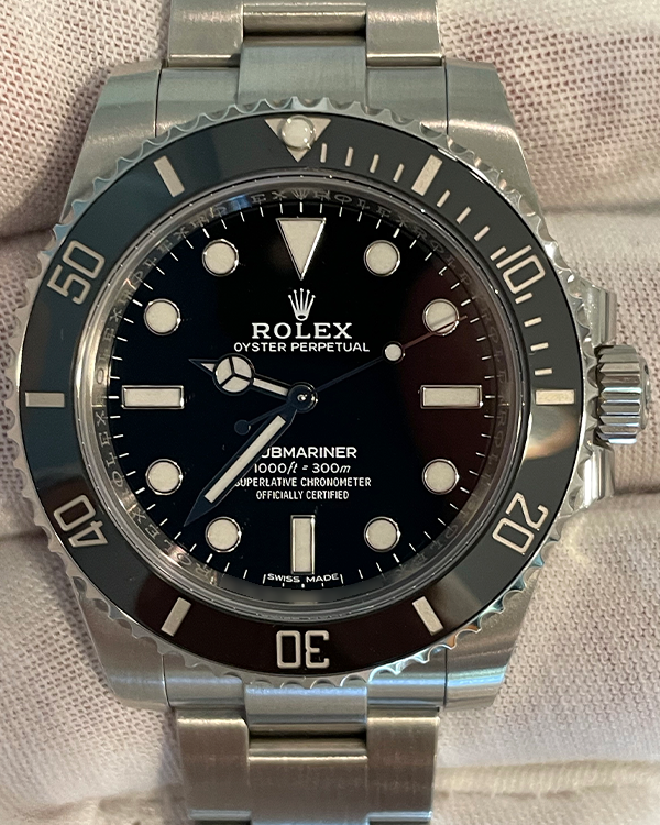 2020 Rolex Submariner No-Date 40MM Black Dial Oyster Bracelet (114060)