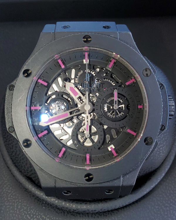 Hublot Big Bang Aero Bang "Crown Of Light" 42MM L.E. Skeleton Dial Leather Strap (310.C1.1110.HR.COL12)