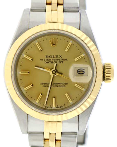 Rolex Lady-Datejust 26MM Champagne Dial Two-Tone Bracelet (69173)