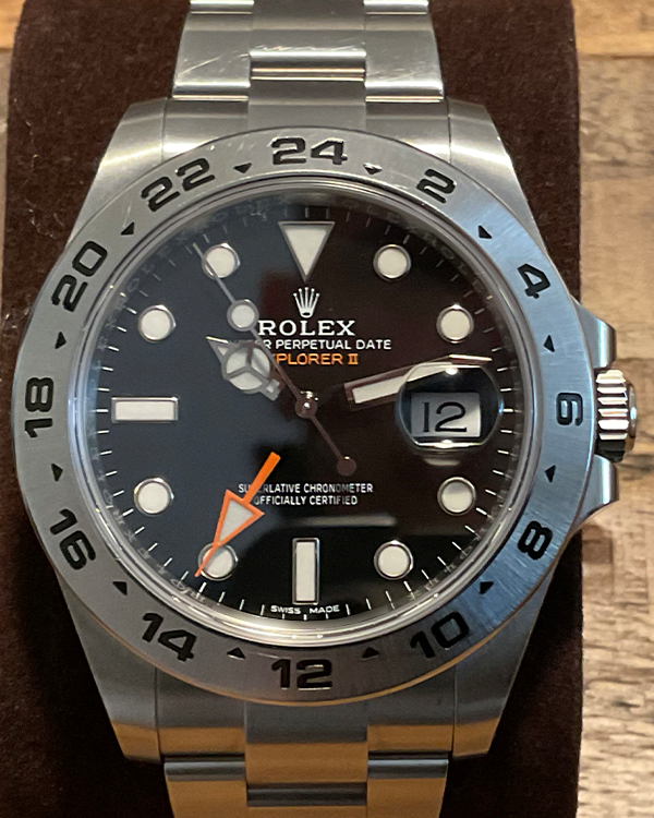 Rolex Explorer II 42MM Black Dial Oyster Bracelet (216570)