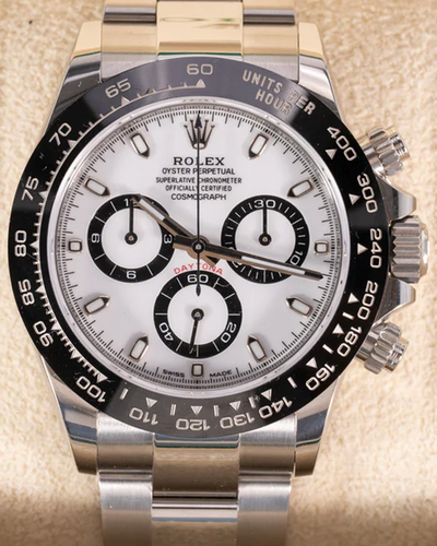 2020 Rolex Cosmograph Daytona "Panda" 40MM White Dial Oyster Bracelet (116500LN)