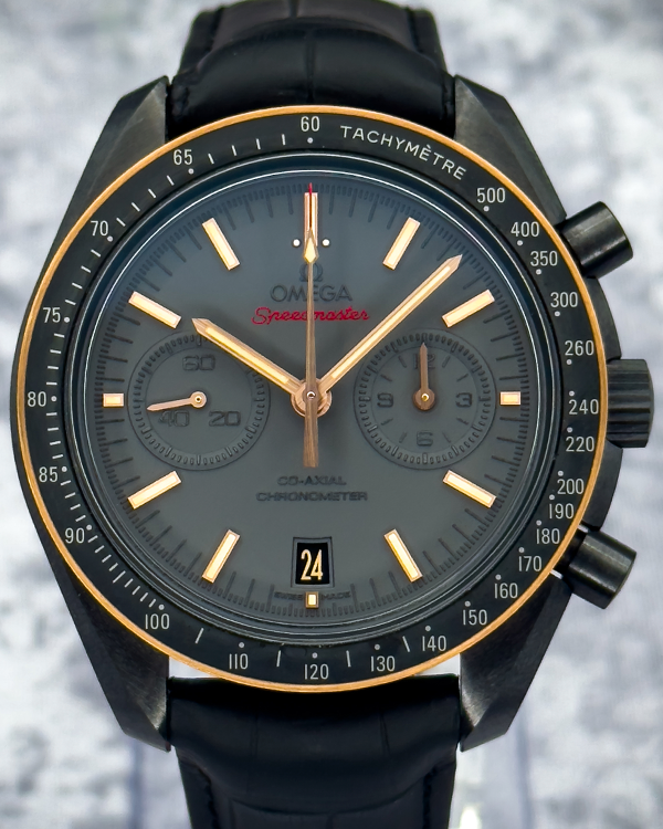 2018 Omega Speedmaster "Dark Side Of The Moon" 44.25MM Black Dial Leather Strap (311.63.44.51.06.001)