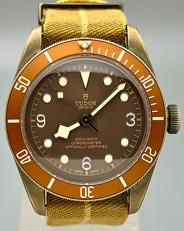 No Reserve - 2018 Tudor Black Bay Bronze 43MM Brown Dial Textile Strap (79250BM)